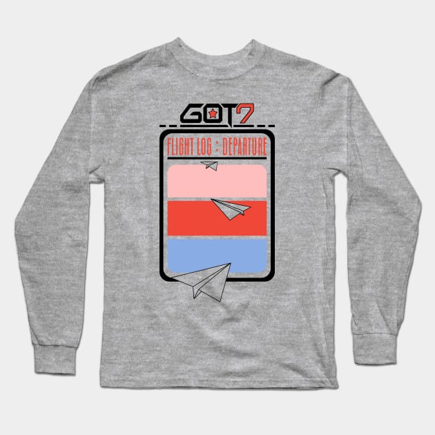 GOT7 - Flight Log (b) – Black Long Sleeve T-Shirt by JO_D_D
